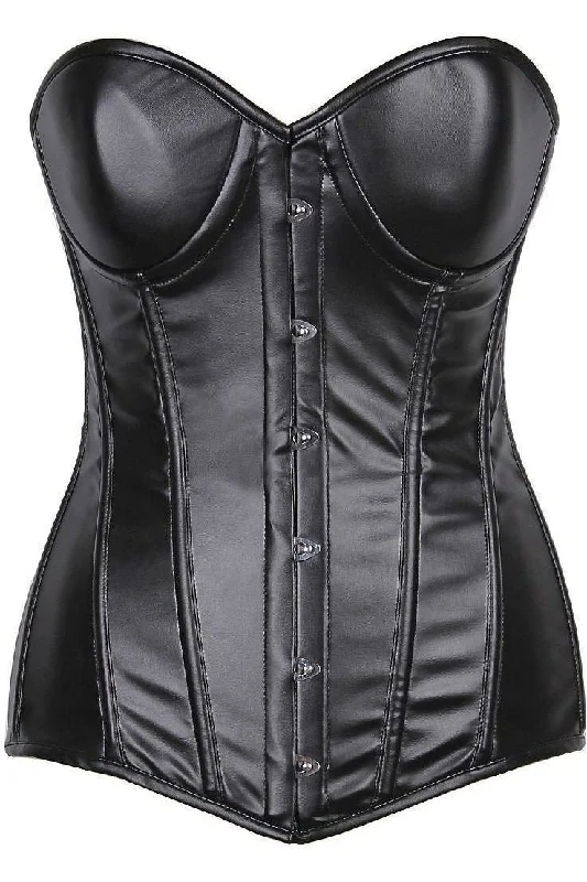 Lavish Wet Look Underwire Corset