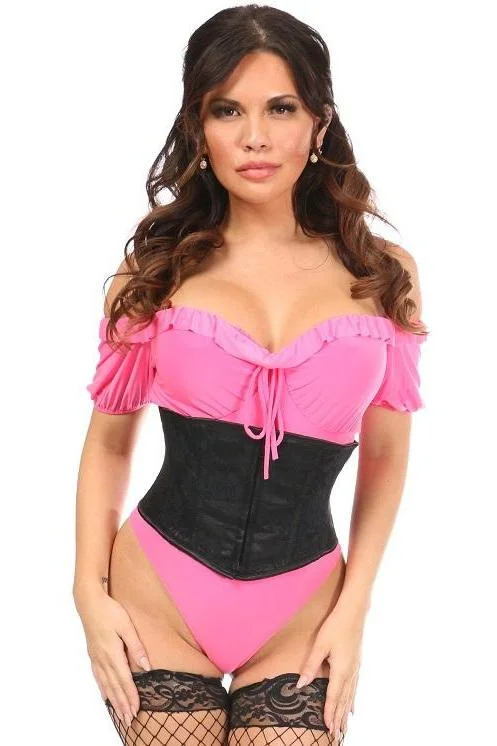 Plus Size Satin Mini Cincher