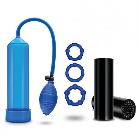 Quickie Kit Go Big Penis Pump, Stroker & Rings