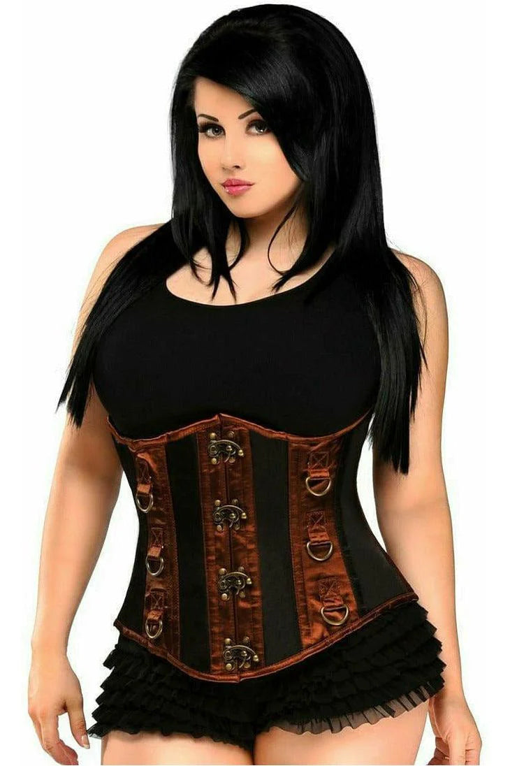 Steampunk Steel Boned Underbust Corset Small