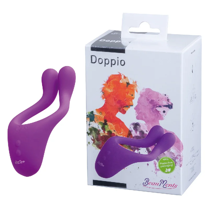 BeauMents - Doppio - Massager Voor Koppels - Paars