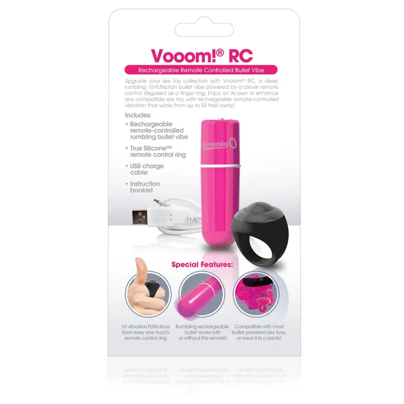 Charged Vooom Remote Control Bullet - Pink