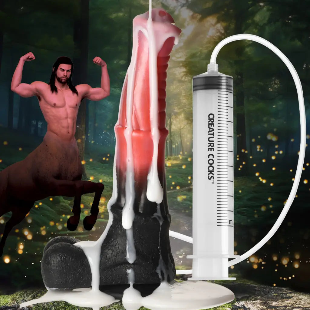 Creature Cocks Centaur Explosion Squirting Silicone Dildo