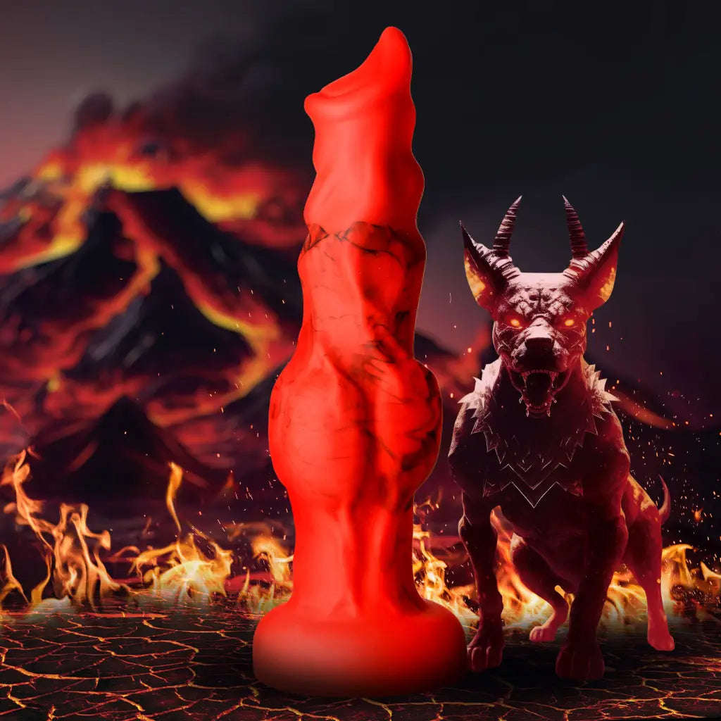 Creature Cocks Fire Hound Silicone Dildo