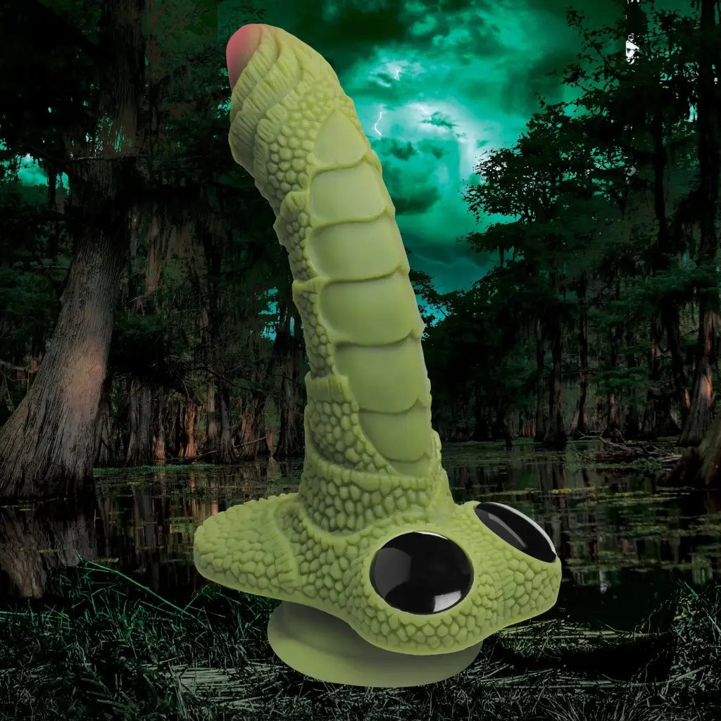 Creature Cocks Swamp Monster Scaly Silicone Dildo