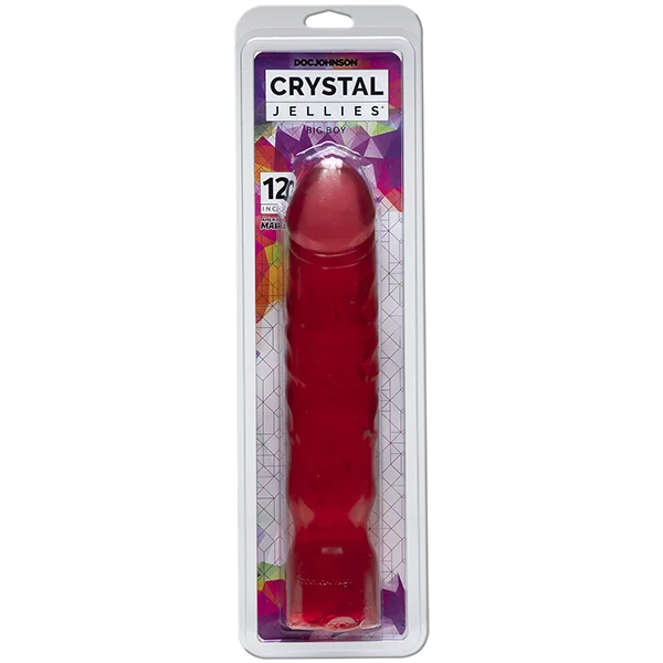 Crystal Jellies - 12" Big Boy - Pink