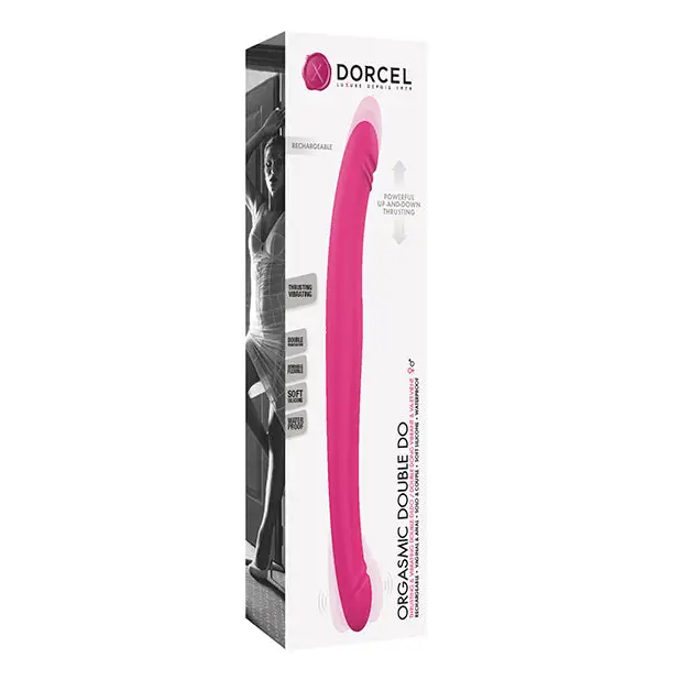 Dorcel Orgasmic Double Do Rechargeable Thrusting & Vibrating Double Dildo Pink