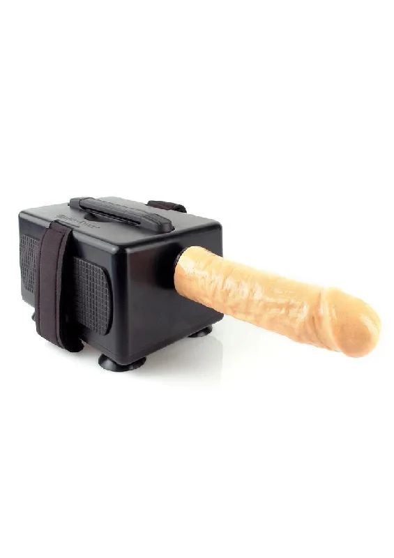 Fetish Fantasy Series International Portable Vibrating USB Powered Plug-In Sex Machine Kit with 2 Dildos