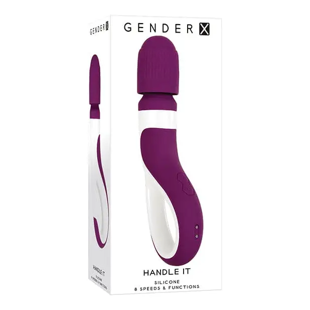 Gender X Handle It Wand - Purple/white