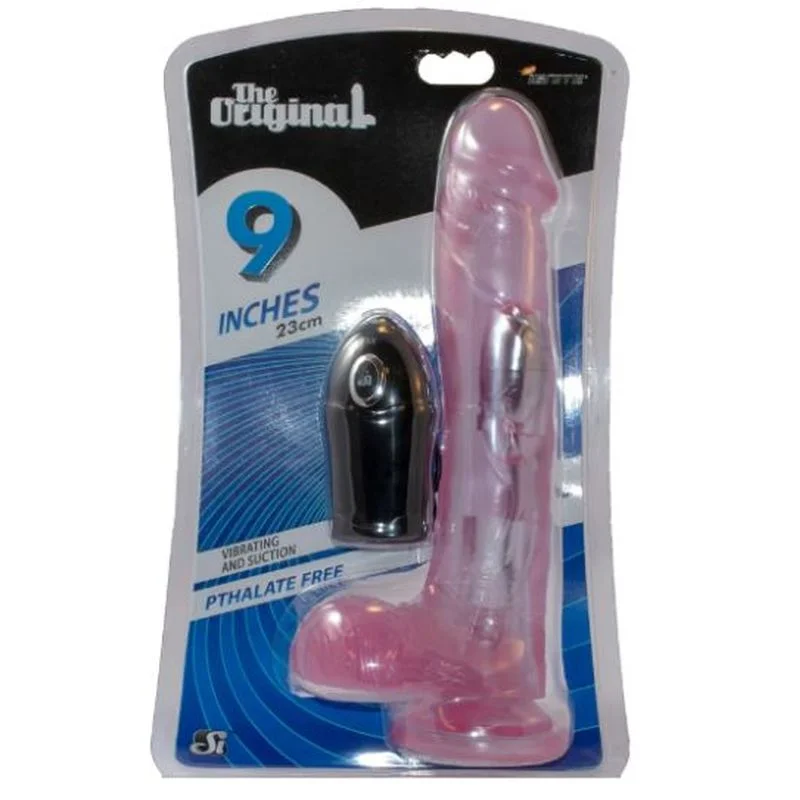 Ignite - Cock with Balls & Suction 9" - Purple