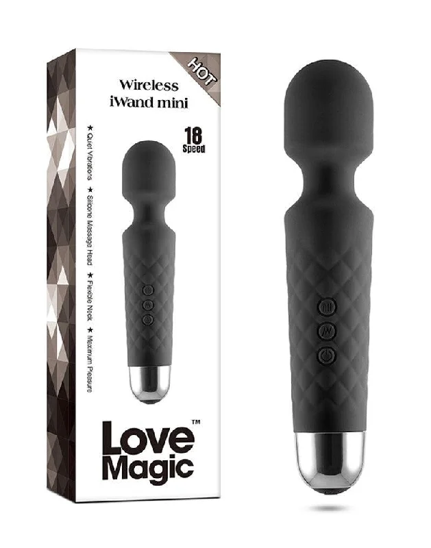 iWand Mini Wand Vibrator - Zwart