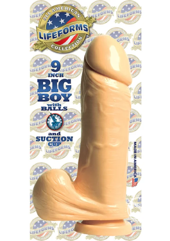 Lifeforms All American Collection Big Boy Dildo with Balls and Suction Cup