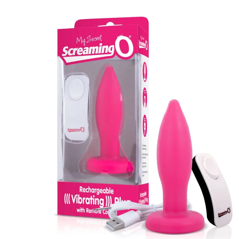 My Secret Remote Vibrating Plug - Pink