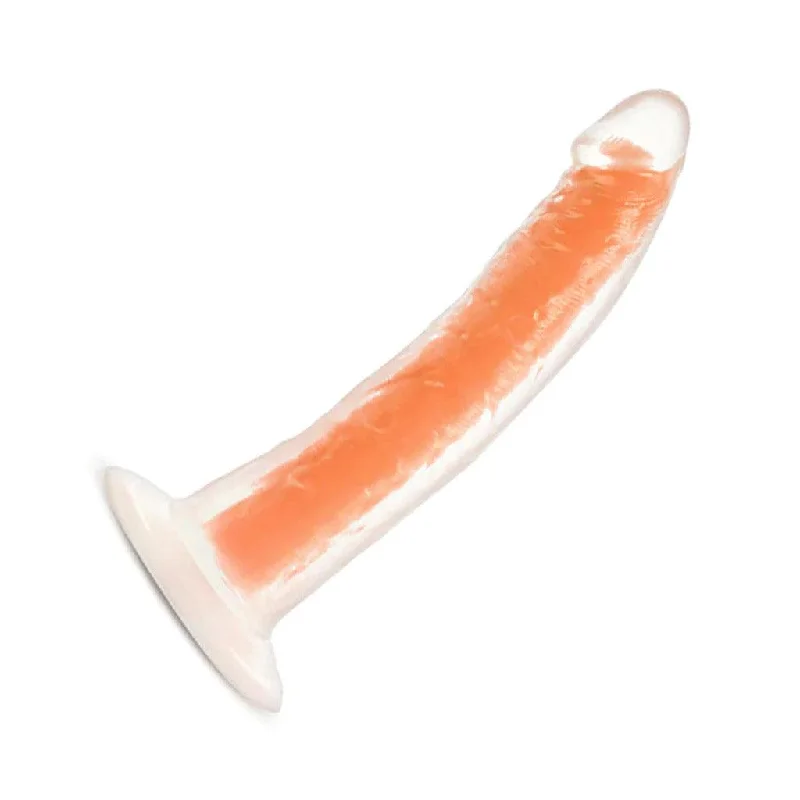 Neo Elite Glow in the Dark Realistic Silicone Dildo, 7.5"