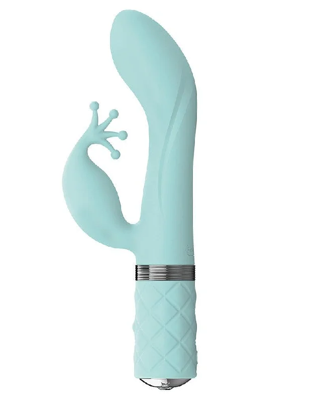 Pillow Talk Kinky Oplaadbare G-Spot En Clitoris Vibrator - Mint Blauw