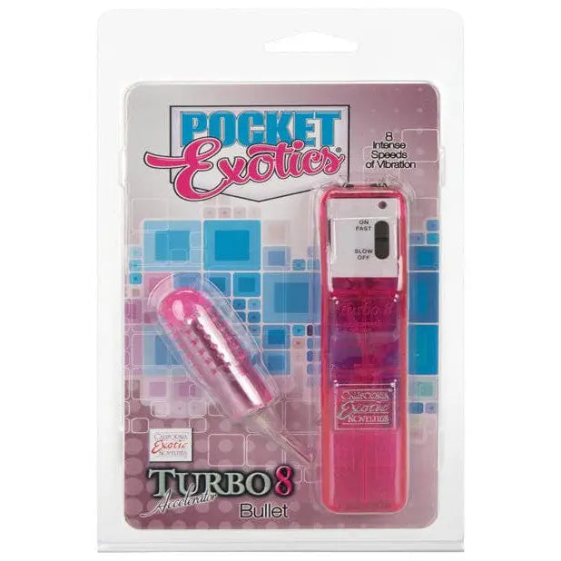 Pocket Exotics Turbo 8 Accelerator Single Bullet - Pink