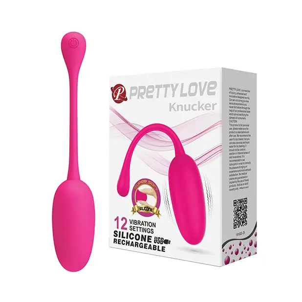 Pretty Love Knucker Remote Egg - Neon Pink