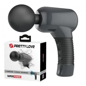 Pretty Love - Super Power Wand Massager Gun (Black)