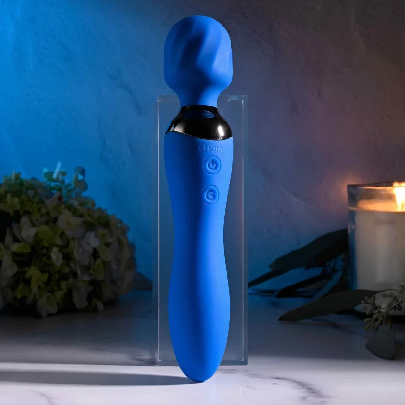 Selopa - Blue Belle Wand Massager (Blue)