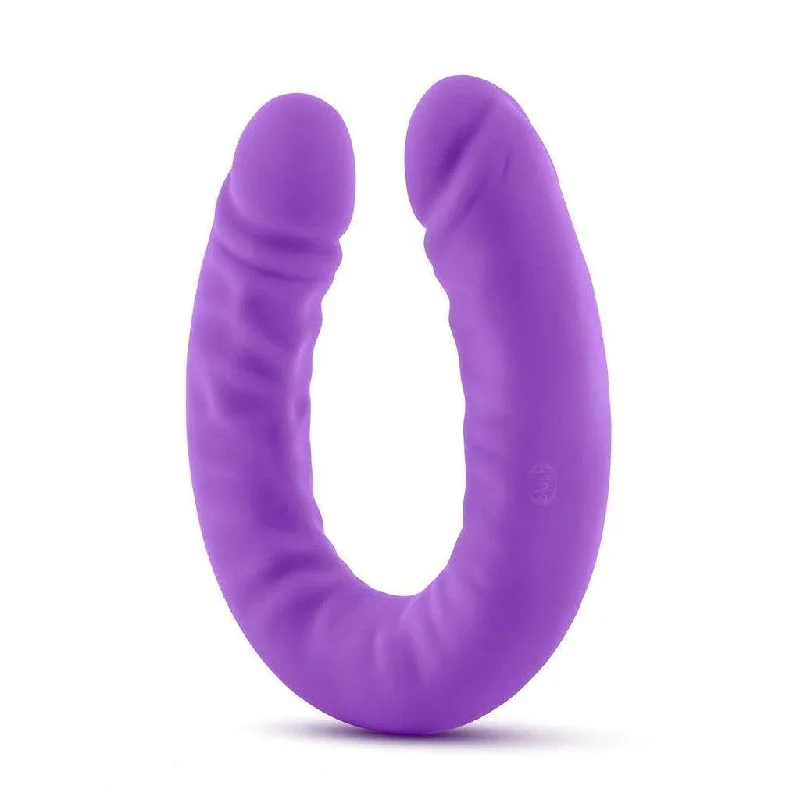 Silicone Double Dong Dildo, 18 inch, Purple