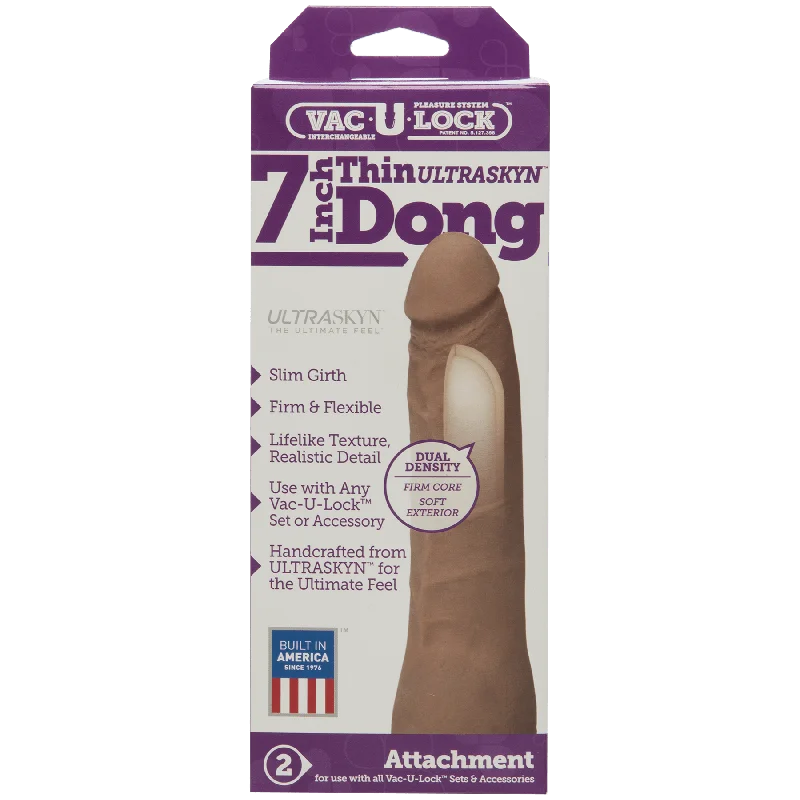 VAC-U-LOCK- 7 INCH THIN ULTRASKYN D BROWN